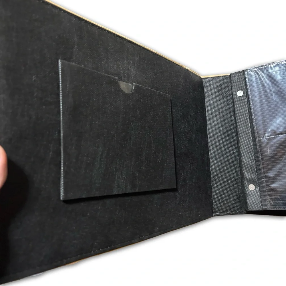 9 1/2” x 14 1/2” Tan Suede Photo Album